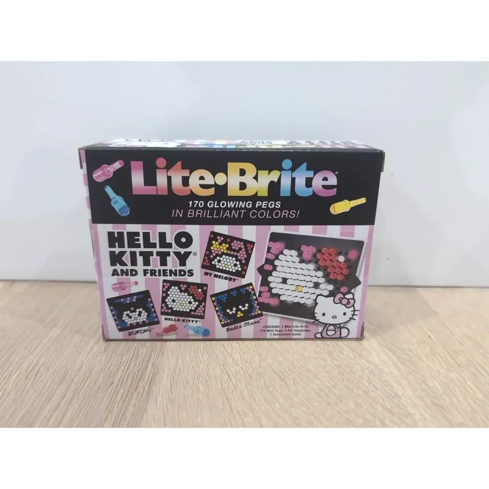 Brand New Hello Kitty And Friends Mini Size Lite Brite Lite•Brite 176 Pieces